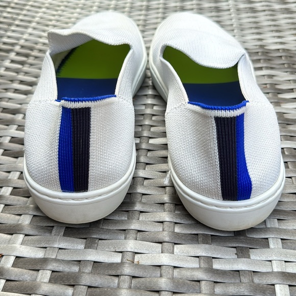 Rothy "The Original" Bright White Slip on Sneaker - Picture 4 of 12